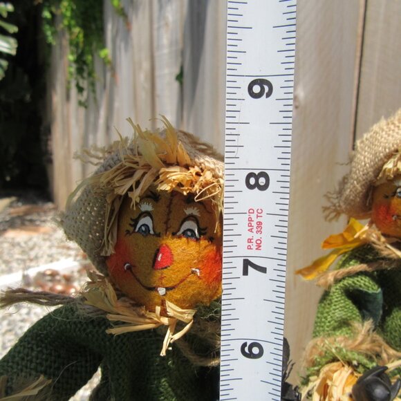 Lot of 6 Annalee 2007 Fall Autumn Thanksgiving Scarecrow Figures Mouse - Picture 5 of 8